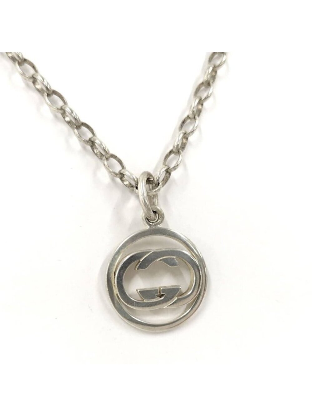 Gucci Double G Interlocking G Circle Pendant